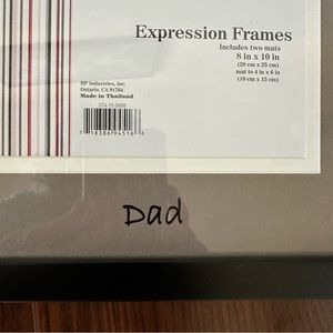 NEW! “Dad” picture frame 2 size options